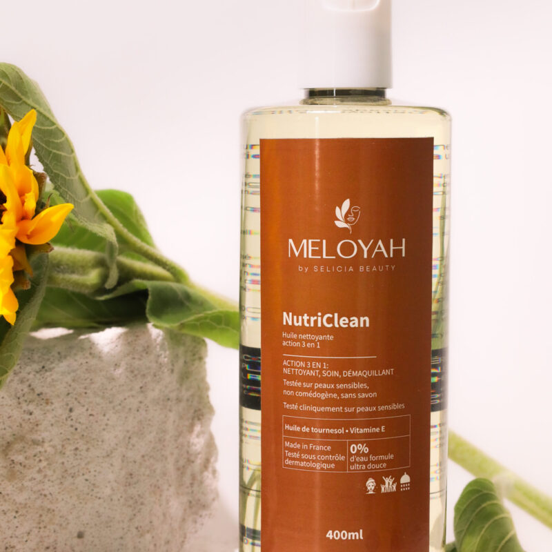 NutriClean – Huile Nettoyante Action 3 en 1 Visage et Corps